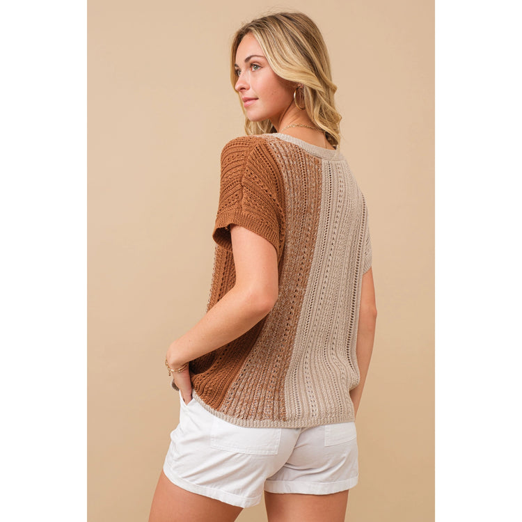 SHORELINES KNITTED TOP