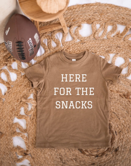Here for the Snacks | Kids tee