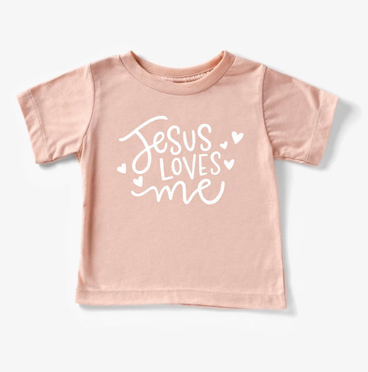 Jesus Loves Me Tee | Heather Peach