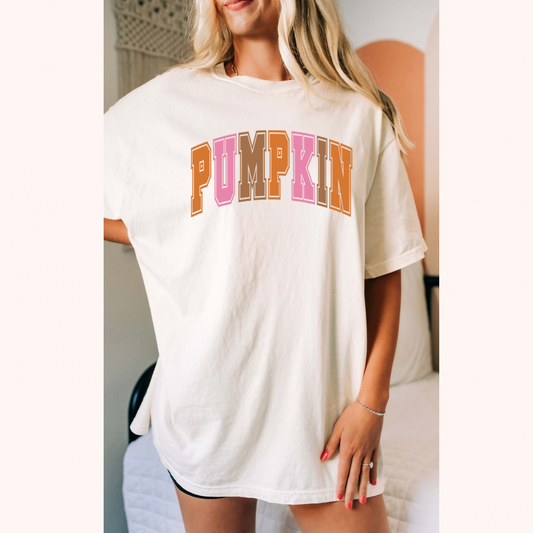 PUMPKIN BLOCK TEE