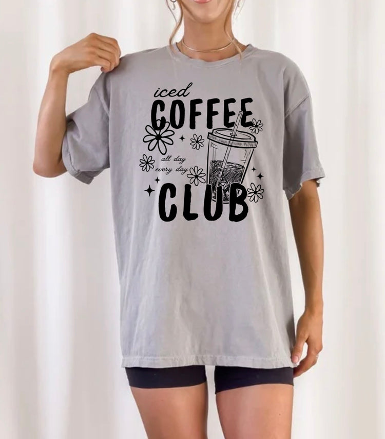 ICED COFFEE CLUB IN GREY