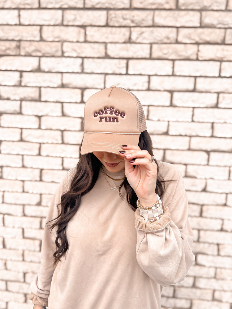 COFFEE RUN TRUCKER CAP