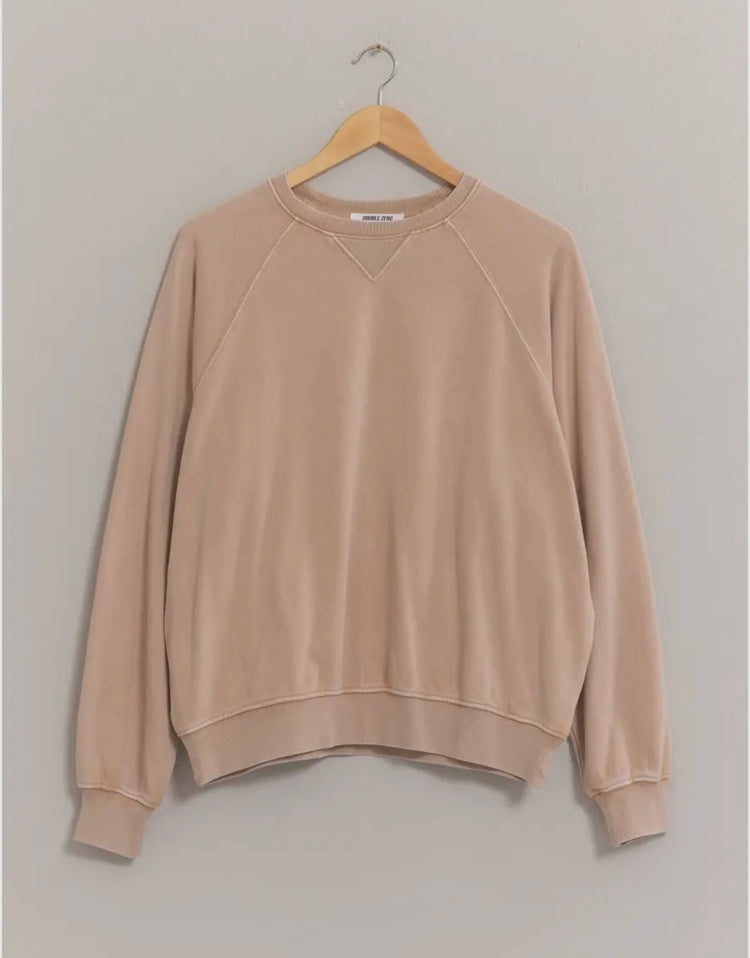 TAUPE SLOUCHY PULLOVER