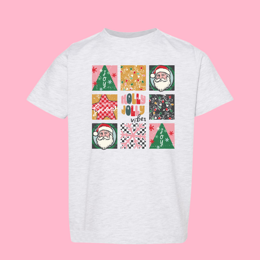 HOLLY JOLLY VIBES TEE || KIDS